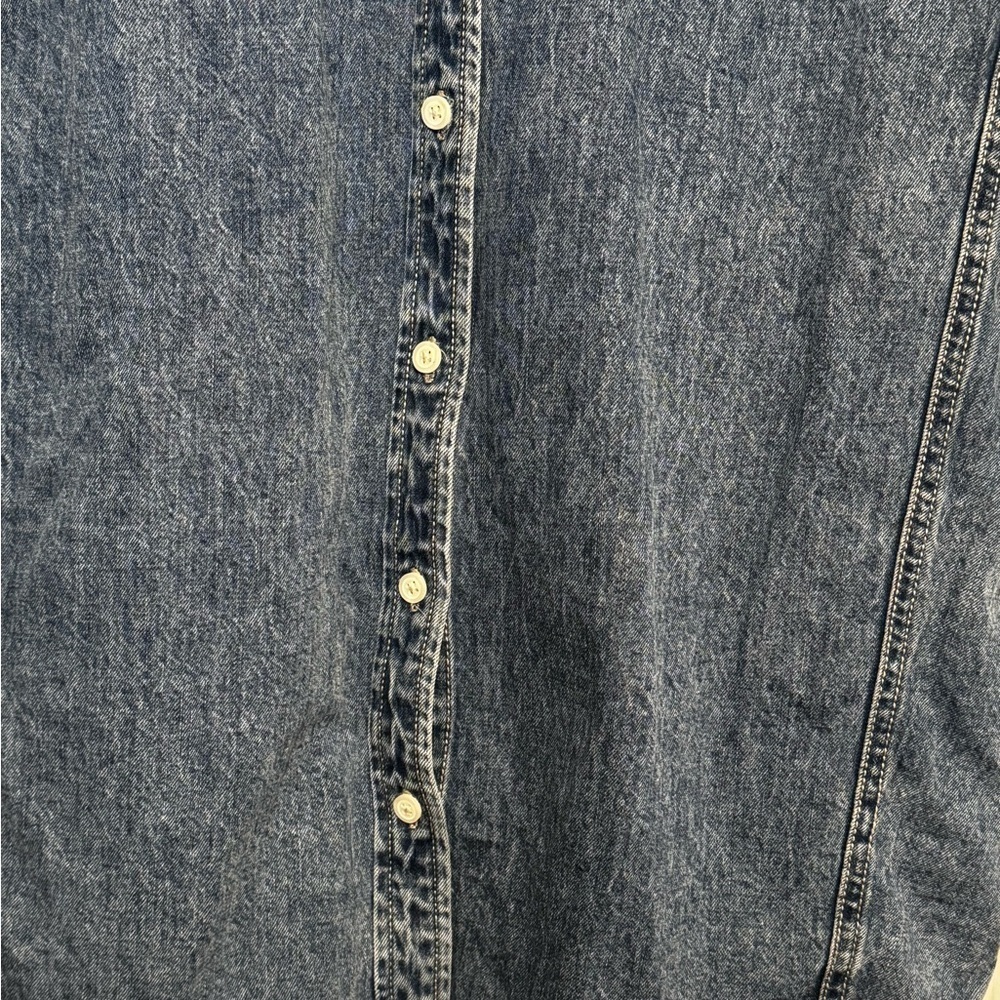 Universal Thread Blue Denim Shirt dress Medium - Picture 5 of 6